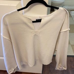 Cream Urban Outfitters Long Sleeve